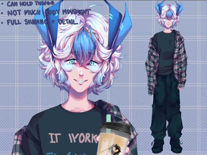 Live2D Commission Humanoid Example