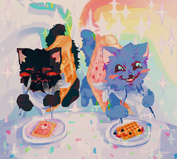 Nyan Cat and Tac Nayn