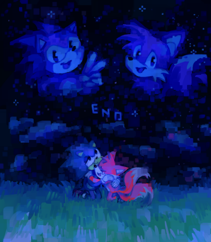 Sonic 2 Good Ending Redraw